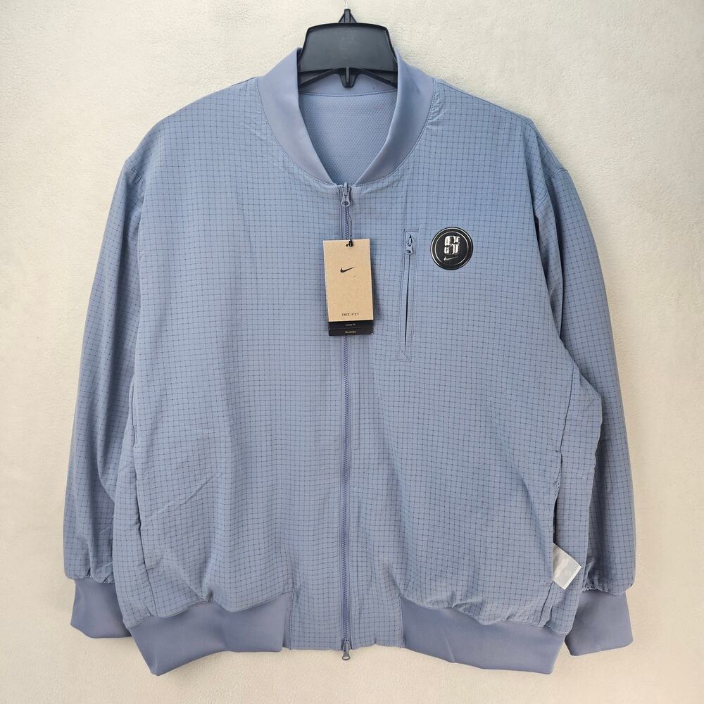 NIKE MEN'S LARGE SABRINA REVERSIBLE BASKETBALL JACKET ASHEN SLAT FV3164-493